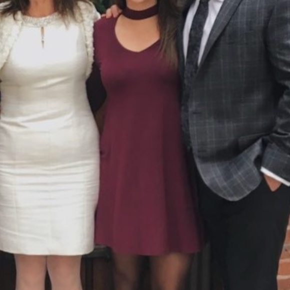 Garage Dresses & Skirts - Purple choker neck dress